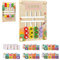 Matching Game | Match Game | Education Learning Toy | Kids Educational Toys | Brain Teasers Logic Game | Matching Puzzle Toy with 48 Double-Sided Cards for Travel Home