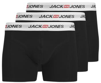 JACK & JONES Herren Jaccorp Old Logo Trunks 3 Pack, Black, m (3er Pack)