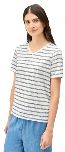 Damen Strick-Look Streifen-Shirt