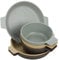 UKCOCO 1Ensemble Vaisselle Pour Camping Assiettes Pour Cuisine Et Repas Plein Assiettes