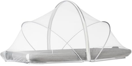 Moskitonetz für Reisebett, Babybett, atmungsaktives Moskitonetz, Baby neben Krippe, Moskitonetz, Katzennetz, Reißverschluss, Moskitonetz für Babybett, Babybett, Stubenwagen, Nachttisch