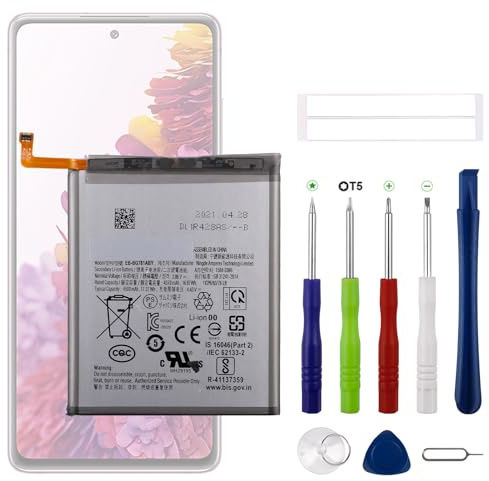 Swark 4500mAh Neu EB-BG781ABY Akku Ersatz Kompatibel mit Galaxy S20 FE/Galaxy A52 4G/5G Ersatzbatterie mit aktualisiertem Reparaturwerkzeugsatz