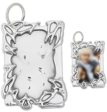 Photocard Holder Kunststoffe Unregelmäßig Rahmen Kpop Photocard Holder Kpop Keychain Id Card Holder Badge Holder Y2K Fotokartenhalter