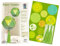 Ursus® Paper Globes Jade 120 Papierkreise ergeben 2 große und 4 kleine Globes