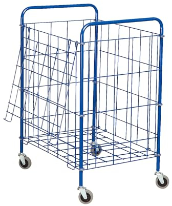 Sport-Thieme Ballwagen Stapelbar | Transportwagen 1-Boden | Für Sporthalle, Schule & Verein | 69x94x53 cm | Lenkrollen, Platzsparend | 10 Jahre Garantie