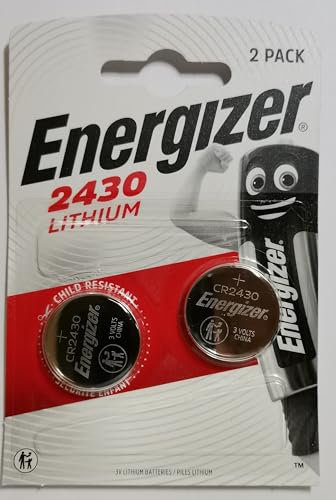 Energizer CR2430 Single-Use Batterie Lithium 3 V (Single-Use Battery, CR2430, Lithium, Bouton/pièce de Monnaie, 3 V, 2 pièces)
