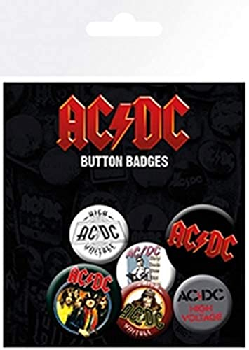 GB eye Badges AC/DC, Resin, Multicolore, Taille Unique