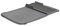 Umbra UDRY MINI Dish Drying Rack & Microfiber Dish Mat - Space-Saving Lightweight Design Folds Up For Easy Storage, 20 x 13 inches, Charcoal