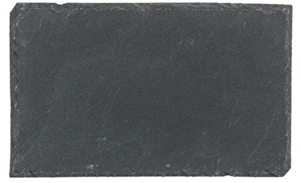 Secret de Gourmet - Lot de 6 Assiettes Plates Ardoise 22cm Gris