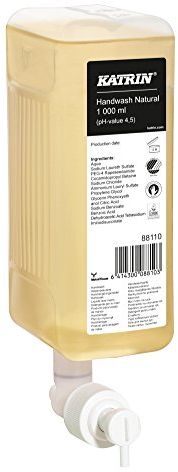 Katrin 88110 Flüssigseife, Natural, 1000 mL (6-er Pack)