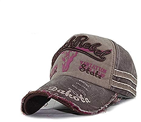 Qchomee Baseball Cap Verstellbar Snapback Modische Baseball Mütze Retro Baseball Kappe für Damen Herren Cap Baumwolle Hut mit Kostenlosem Kopfband Sommerhut Unisex Sonnenhut für Sport Reise