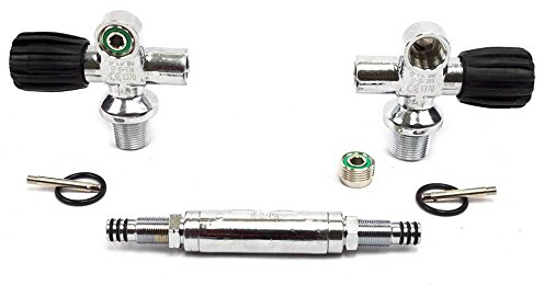 METALSUB Grifo bi-Botella Rosca 3/4 con Manifold, M25 (15 litros)