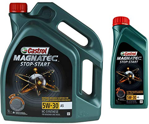 6 Liter Original Castrol Motoröl Magnatec Stop-Start 5W-30 A5 Motorenöl