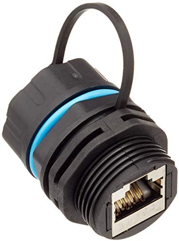 Delock Kabelverbinder RJ45 Buchse zu RJ45 Buchse Cat.6A mit Verschlusskappe