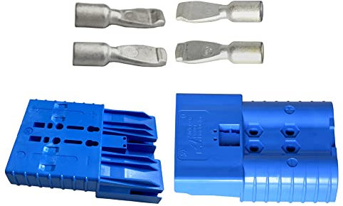 Anderson Lot de connecteurs de batterie Bleu 48 V SBE 320 A Fiche de contact SBX/E 50 mm²