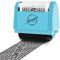 Miseyo Breiter Stempel mit Identitätsdiebstahl, 3,8 cm, perfekt für den Schutz der Privatsphäre, Blau