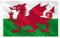 AhfuLife Wales Flagge 150 x 90 cm,4 Stück Große Walisische Nationalflaggen Doppelseitig mit Messingösen für St. David's Day 2024 Euro Song Contest Olympische Party Bar Deko