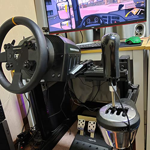 Obokidly PC USB Schaltknauf für Logitech G29 G27 G25 G920, für THRUSTMASTER TH8A, für ATS ETS2 Games AI Schaltknauf für PXN A10 PC für ATS & ETS2 (schwarz)