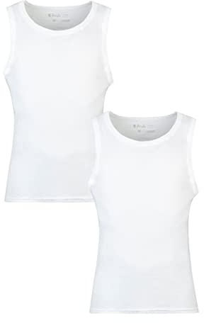 Pringle Mens Cotton Round Neck Vests Pack of 2