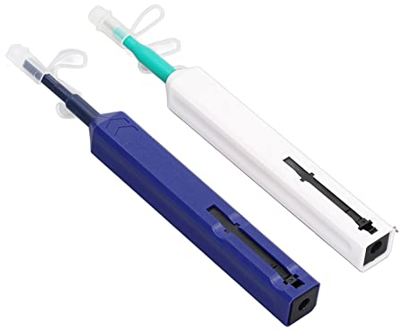 Nettoyant à fibres optiques stylo de nettoyage à fibres optiques à une presse outil de nettoyage antistatique 1.25mm pour LC MU 2.5mm nettoyeurs de fibre optique pour SC FC ST E2000