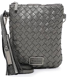 Tamaris Umhängetasche Melissa 32540 Damen Handtaschen Uni darksilver 833