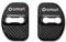 TONTEK Schutzabdeckung für Autotürschloss für Smart 450 451 Fortwo 453 Forfour Exterieur-Zubehör,Carbon