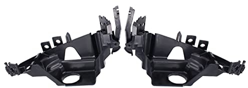 Doo Engy Nebelscheinwerfer Halter Träger Stoßstange Scheinwerfer Halterung Scheinwerferhalterung Lampenrahmen schwarz vorne links und rechts für M Klasse W163 2002-2005