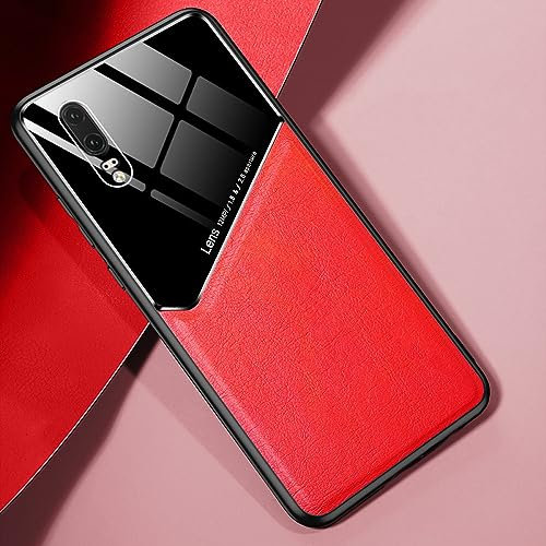 Custodia antiurto magnetica in pelle per Huawei P20Lite P20 Custodia protettiva per telefono per Huawei P20 Pro,rosso,Per P20 Pro