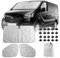 3 Stück Wohnmobil Windschutzscheibe Sonnenschutz Ersatz für 2015-2024 Renault Trafic, Sonnenschutz für Frontscheibe Ersatz für Opel Vivaro 2014-2018 Nissan NV300 2014-2021 FIAT Talento 2016-2020