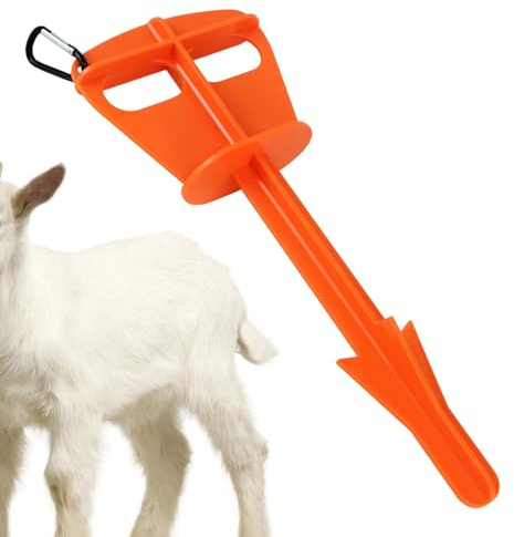 Stronrive Deer Butt Out Tool - Tierisches Analwerkzeug,Mehrfarbiges Out-Tool mit Karabiner, langlebiges Tier-Anal-Ankleidewerkzeug für die Analreinigung von Hirschen und großen Nutztieren