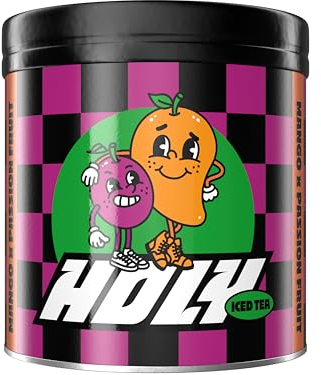HOLY Iced Tea Mango x Passionfruit | 50 portions - avec antioxydants | Iced Tea sans sucre | Vegan avec arômes de fruits 100% naturels