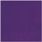 Unique 80622 - Serviettes en Papier - 16,5cm - Couleur Violet Intense, Paquet de 50 (Lot de 1)