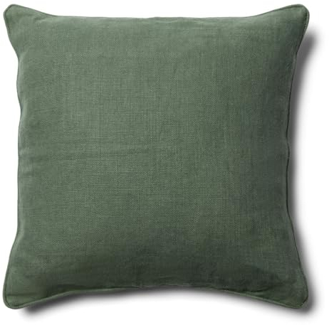 Rivièra Maison - Kissenbezug Verona G03 - Grün L10 - Leinen 50x50