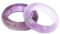 Steinringe – Naturstein-Kreisring, rosa Quarz-Bergkristall-Ringe für die Herstellung von DIY-Anhänger-Halsketten-Schmuck, Mann und Frau, Amethyst, Bohrungsgröße 17 mm