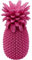 Kare Design Vase Ananas, Pink, Handbemalt, Vase Groß, Dekorationsvase, Tischvase, Blumenvase fürs Wohnzimer, für Regale, Exotisch, Accessoire, 30x15x15 cm (H/B/T)
