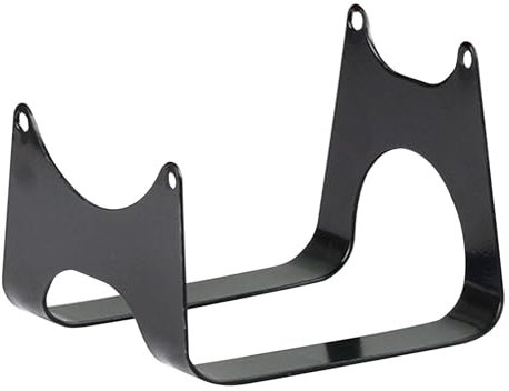 Support de bidon d'huile - Support de réservoir d'huile - Accessoires de machine de tonte en fer noir pour tondeuses à gazon