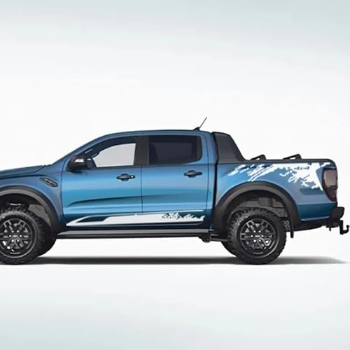 GUPEB Auto LKW und Seite Dekor Aufkleber, passend für Ford Ranger Raptor Pickup Isuzu DMA Nissan Toyota Off Road Grafik Aufkleber