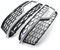 WUPEDI Una coppia a nido d'ape for auto, fendinebbia anteriore, copertura della lampada, griglia a nido d'ape, griglia del paraurti, for Audi, for S5 A5 for paraurti 2013 2014 2015 2016 Sostituzione d