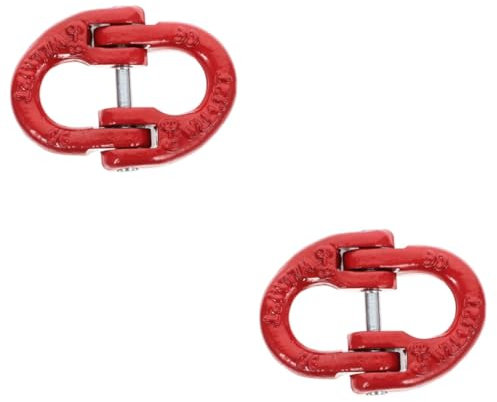 OKUMEYR 2pcs Load Coupling Link for Lifting Sling Steel Safety Chain Connector