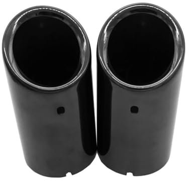 Auto 1 Paar Auto Endschalldämpfer Für VW Für Polo Für Jetta MK6 Für Golf 5 6 7 Zubehör(Schwarz)