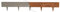 WUEFFE Bordura Corten avec piquets intégrés - 2 hauteurs - Modules de ml. 1 - Bord en acier Corten pour jardin (h. 9 cm., 5)