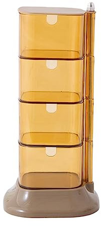 CALLARON Dustproof Makeup Sponge Holder Cosmetics Storage Box with Reliable Lid for Makeup Pads Pet Material Organizer for Desktop Use