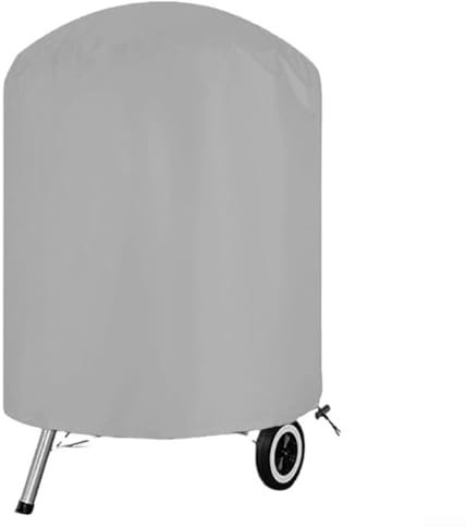Kugelgrill-Abdeckung, wasserdicht, rund, kompatibel mit Weber-Grills und George Foreman Elektrogrills, 70 x 70 cm (Silber)