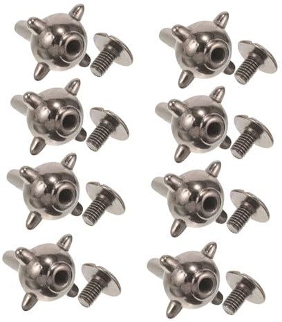 jojofuny 10pcs Punk Rivets for DIY Crafting Durable Spikes Studs for Clothing Leather Bags and Accessories Non Fading Design for Fashionable Decoration