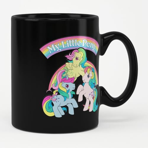 My Little Pony Offizielles Lizenzprodukt Kaffeebecher (Schwarz)