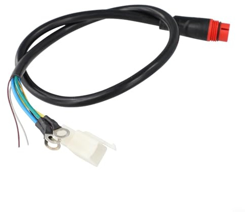 Vilgftyiet 11 Pin E-Bike Motor Cable Extension 68cm Waterproof PVC Conversion Wire, for Bafang 750W 1000W Hub Motor System, Replacement Black