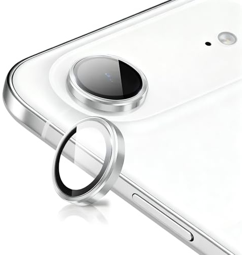 Oelrstfe Caméra Arrière Protection pour iPhone 17 Air Verre Trempé,Protecteur Objectif Lentille,9H Dureté HD Définition Anti-Rayures Ultra Résistant D'objectif Lens Camera Protector,Argent