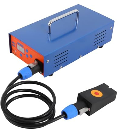 Appareil de débosselage électromagnétique à induction 1000 W - Chauffage numérique PDR 220 V 150 kHz - Réparation de bosses sans peinture pour carrosserie en acier, avec mallette de transport, marteau