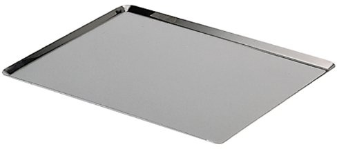 De Buyer - 3361.40 - Plaque bords pincés en inox 18% ép. 1 mm - L 40cm / l 30cm / h 1cm