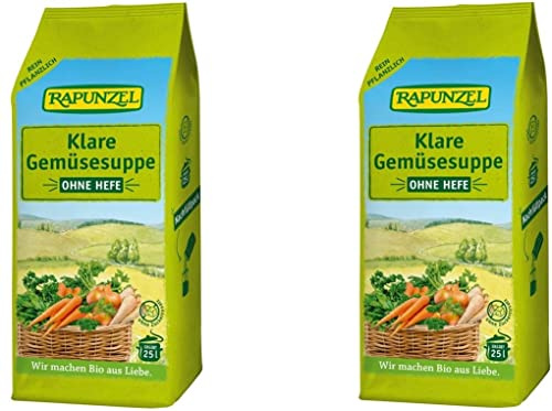 Rapunzel Zuppa trasparente senza lievito, confezione da 2 (2 x 500 g) – Bio